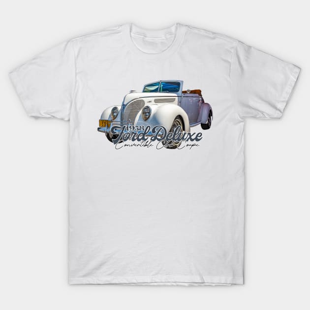 1938 Ford Deluxe Convertible Club Coupe T-Shirt by Gestalt Imagery